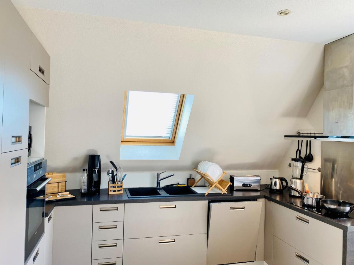 L'Envolee Alsacienne - Magnifique Appartement En Duplex Ostheim Exteriör bild