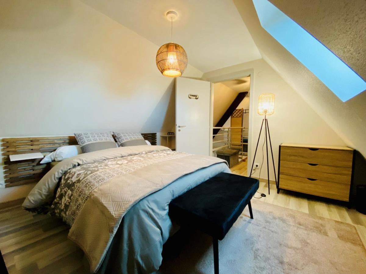 L'Envolee Alsacienne - Magnifique Appartement En Duplex Ostheim Exteriör bild