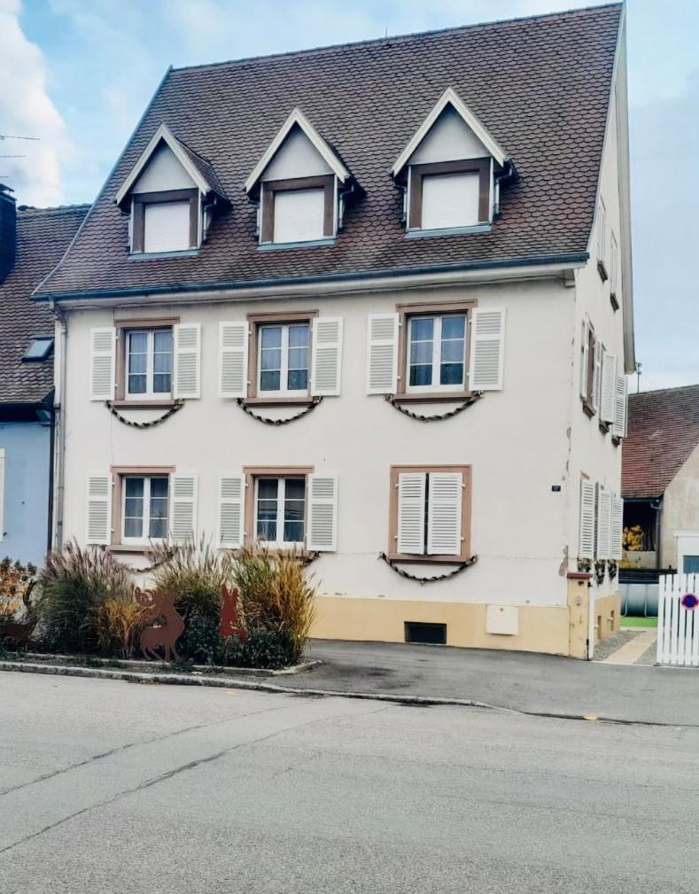 L'Envolee Alsacienne - Magnifique Appartement En Duplex Ostheim Exteriör bild